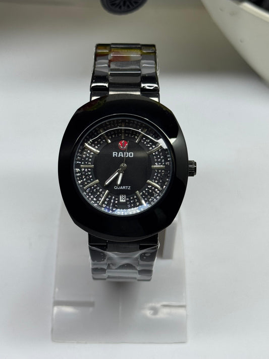 RADO FOR MEN BLACK DIAMOND LUXURY WATCH
