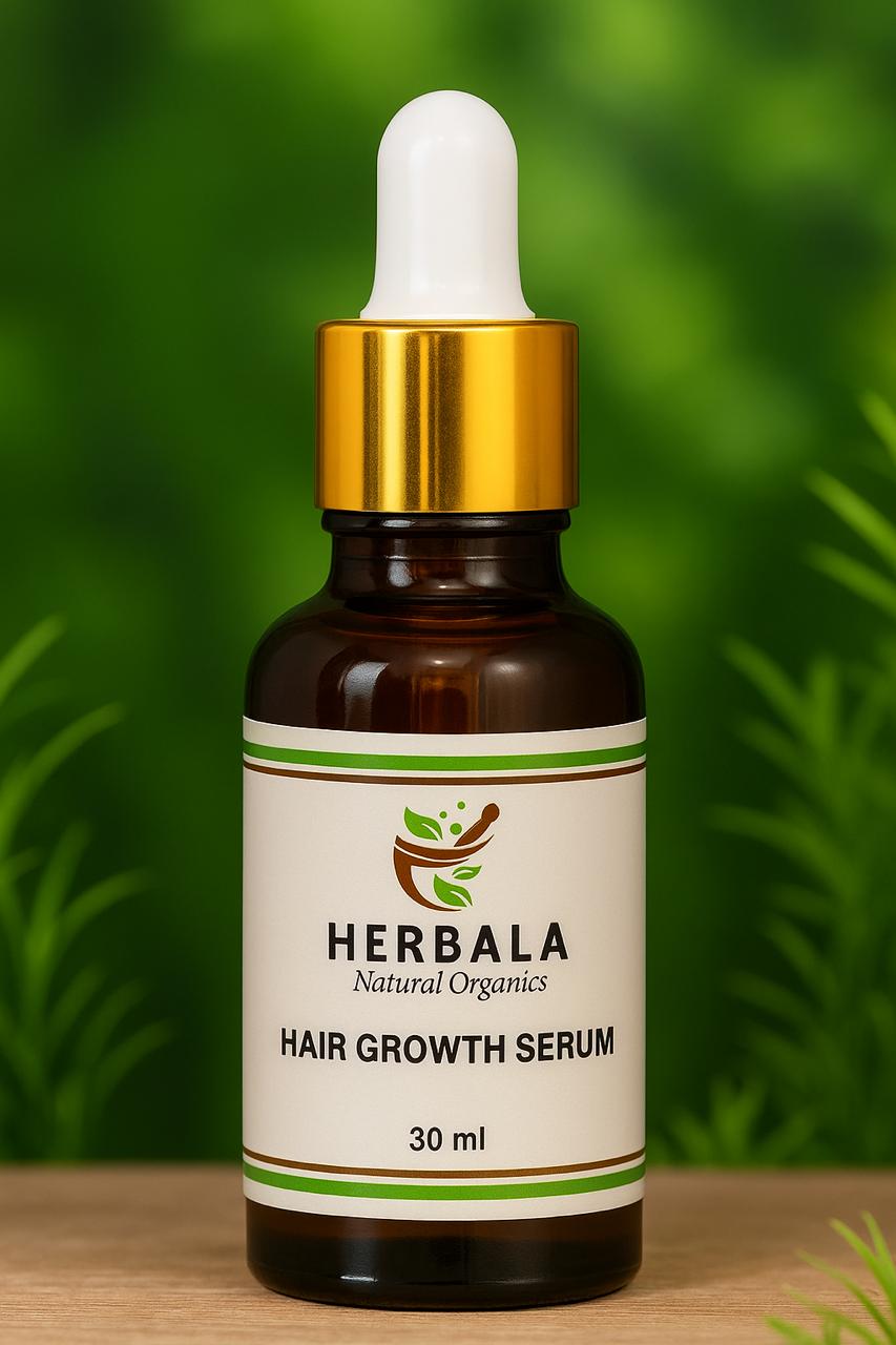 Herbala Natural Organics Serum Bottle