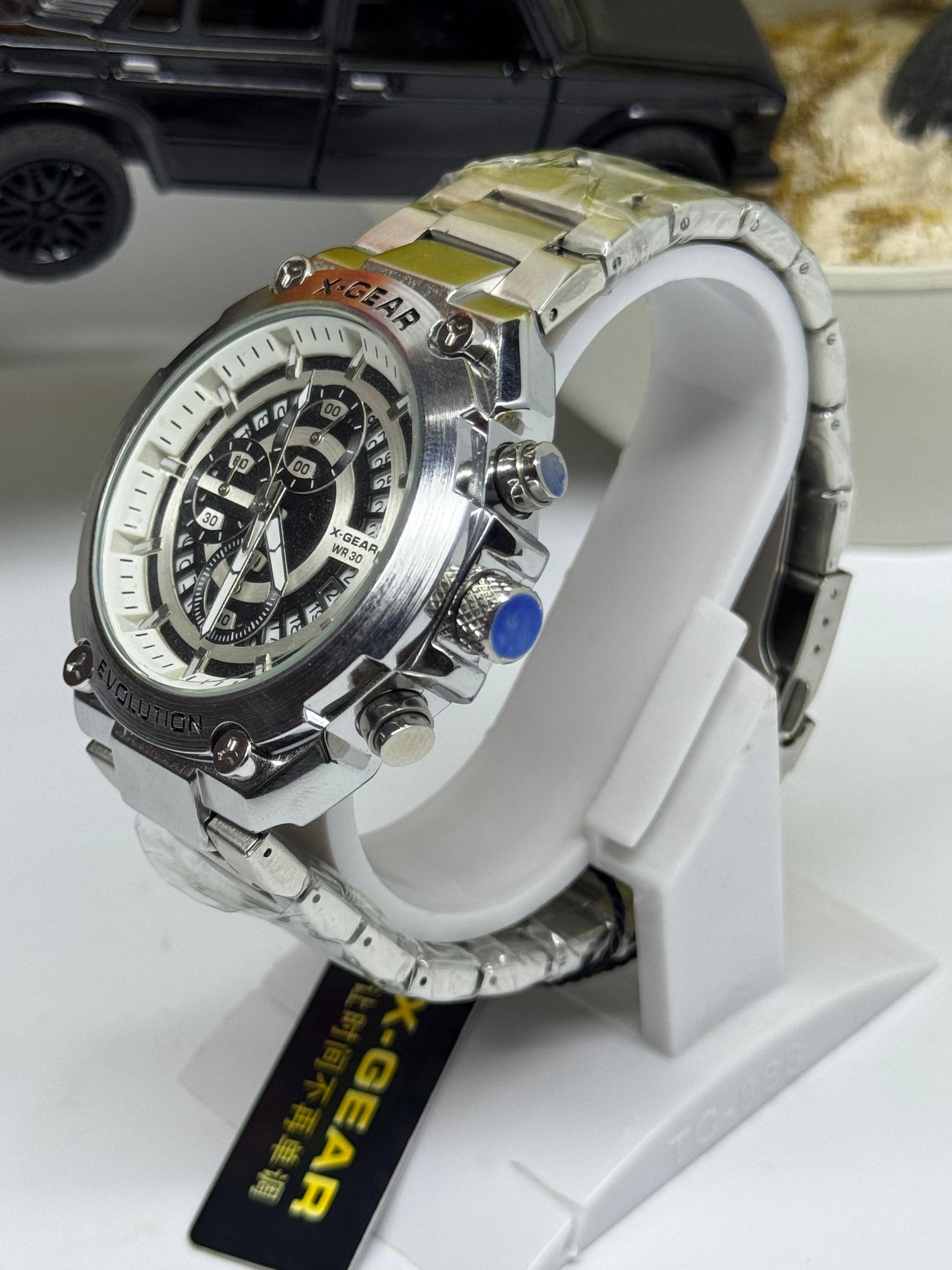 X-GEAR Automatic Watch - EVOLUTION Series (Silver/White)