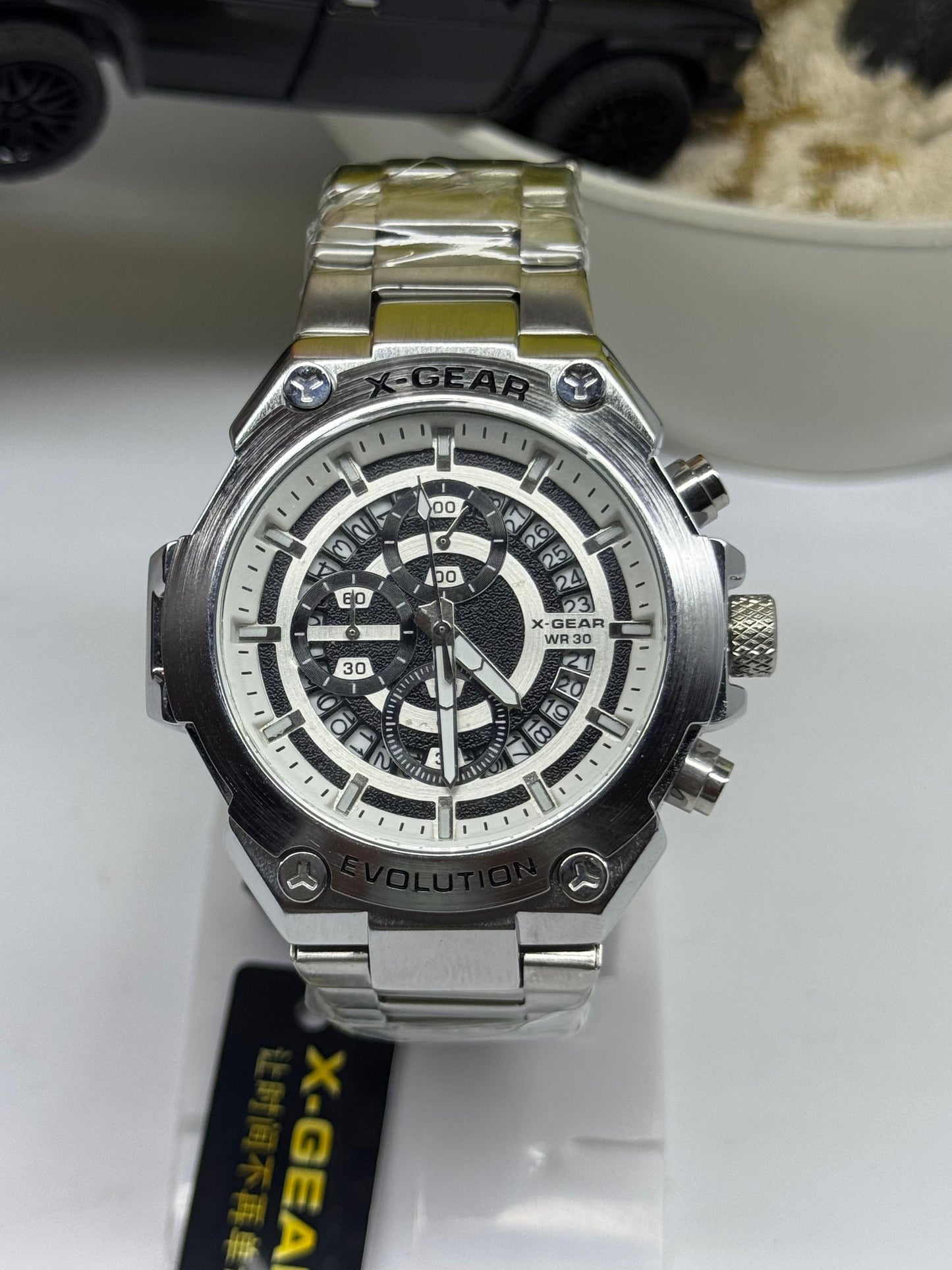 X-GEAR Automatic Watch - EVOLUTION Series (Silver/White)