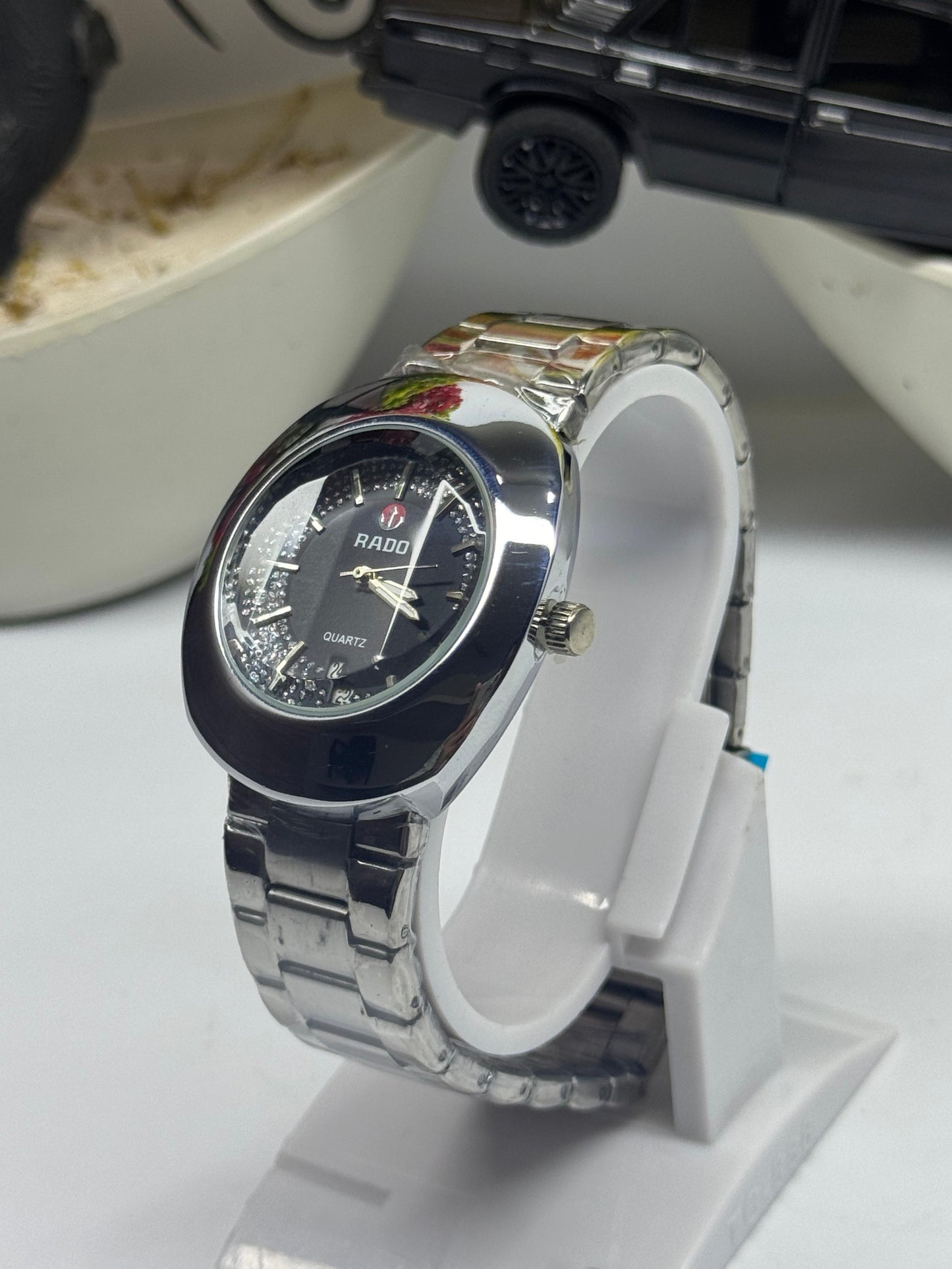 RADO FOR MEN SILVER X BLACK LUXURY LIFE STYLE