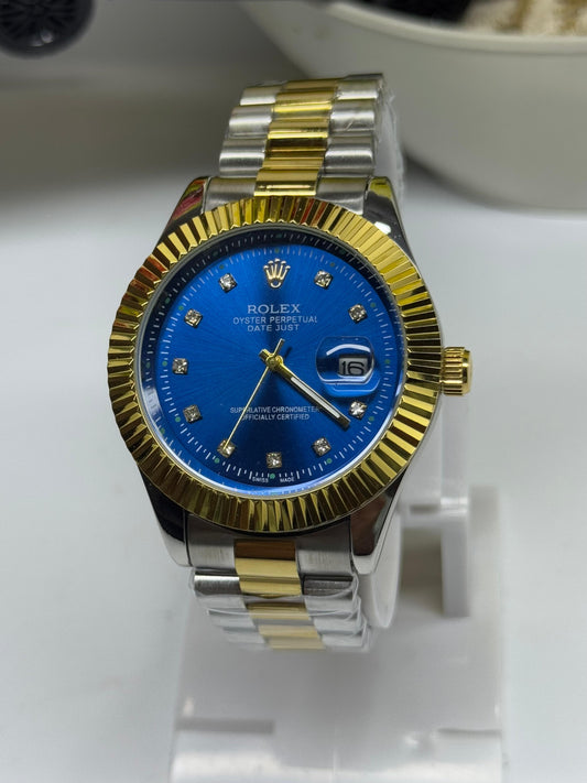 Rolex Oyster Perpetual Royal Blue with diamond